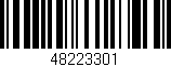 Código de barras (EAN, GTIN, SKU, ISBN): '48223301'