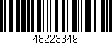 Código de barras (EAN, GTIN, SKU, ISBN): '48223349'