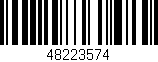 Código de barras (EAN, GTIN, SKU, ISBN): '48223574'