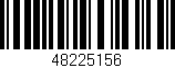 Código de barras (EAN, GTIN, SKU, ISBN): '48225156'