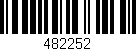 Código de barras (EAN, GTIN, SKU, ISBN): '482252'