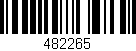 Código de barras (EAN, GTIN, SKU, ISBN): '482265'