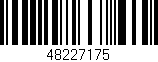 Código de barras (EAN, GTIN, SKU, ISBN): '48227175'