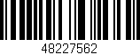 Código de barras (EAN, GTIN, SKU, ISBN): '48227562'