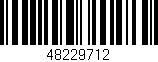 Código de barras (EAN, GTIN, SKU, ISBN): '48229712'