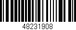 Código de barras (EAN, GTIN, SKU, ISBN): '48231908'