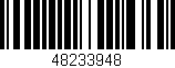 Código de barras (EAN, GTIN, SKU, ISBN): '48233948'