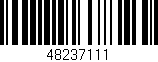 Código de barras (EAN, GTIN, SKU, ISBN): '48237111'