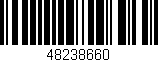 Código de barras (EAN, GTIN, SKU, ISBN): '48238660'
