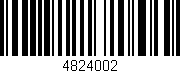 Código de barras (EAN, GTIN, SKU, ISBN): '4824002'