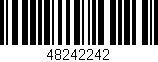 Código de barras (EAN, GTIN, SKU, ISBN): '48242242'