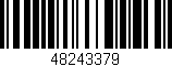 Código de barras (EAN, GTIN, SKU, ISBN): '48243379'