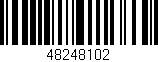 Código de barras (EAN, GTIN, SKU, ISBN): '48248102'