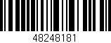 Código de barras (EAN, GTIN, SKU, ISBN): '48248181'