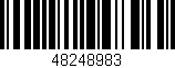 Código de barras (EAN, GTIN, SKU, ISBN): '48248983'