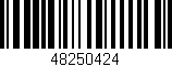 Código de barras (EAN, GTIN, SKU, ISBN): '48250424'