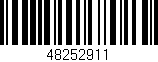 Código de barras (EAN, GTIN, SKU, ISBN): '48252911'