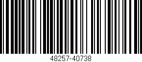Código de barras (EAN, GTIN, SKU, ISBN): '48257-40738'