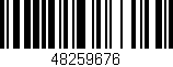 Código de barras (EAN, GTIN, SKU, ISBN): '48259676'