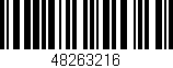 Código de barras (EAN, GTIN, SKU, ISBN): '48263216'