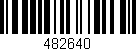 Código de barras (EAN, GTIN, SKU, ISBN): '482640'