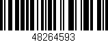 Código de barras (EAN, GTIN, SKU, ISBN): '48264593'