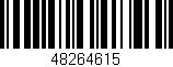 Código de barras (EAN, GTIN, SKU, ISBN): '48264615'