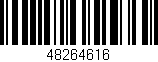 Código de barras (EAN, GTIN, SKU, ISBN): '48264616'