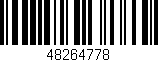 Código de barras (EAN, GTIN, SKU, ISBN): '48264778'