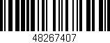 Código de barras (EAN, GTIN, SKU, ISBN): '48267407'
