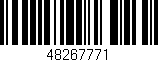 Código de barras (EAN, GTIN, SKU, ISBN): '48267771'