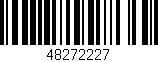 Código de barras (EAN, GTIN, SKU, ISBN): '48272227'