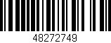Código de barras (EAN, GTIN, SKU, ISBN): '48272749'