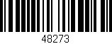 Código de barras (EAN, GTIN, SKU, ISBN): '48273'