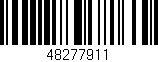 Código de barras (EAN, GTIN, SKU, ISBN): '48277911'