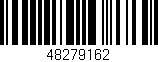 Código de barras (EAN, GTIN, SKU, ISBN): '48279162'