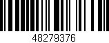 Código de barras (EAN, GTIN, SKU, ISBN): '48279376'
