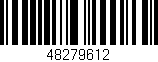 Código de barras (EAN, GTIN, SKU, ISBN): '48279612'