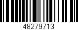 Código de barras (EAN, GTIN, SKU, ISBN): '48279713'