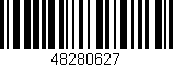Código de barras (EAN, GTIN, SKU, ISBN): '48280627'