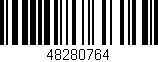 Código de barras (EAN, GTIN, SKU, ISBN): '48280764'