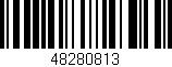 Código de barras (EAN, GTIN, SKU, ISBN): '48280813'