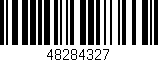 Código de barras (EAN, GTIN, SKU, ISBN): '48284327'