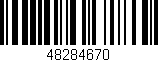 Código de barras (EAN, GTIN, SKU, ISBN): '48284670'