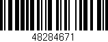 Código de barras (EAN, GTIN, SKU, ISBN): '48284671'
