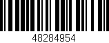 Código de barras (EAN, GTIN, SKU, ISBN): '48284954'