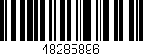 Código de barras (EAN, GTIN, SKU, ISBN): '48285896'