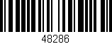 Código de barras (EAN, GTIN, SKU, ISBN): '48286'