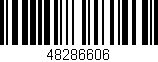 Código de barras (EAN, GTIN, SKU, ISBN): '48286606'