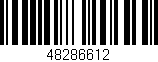 Código de barras (EAN, GTIN, SKU, ISBN): '48286612'